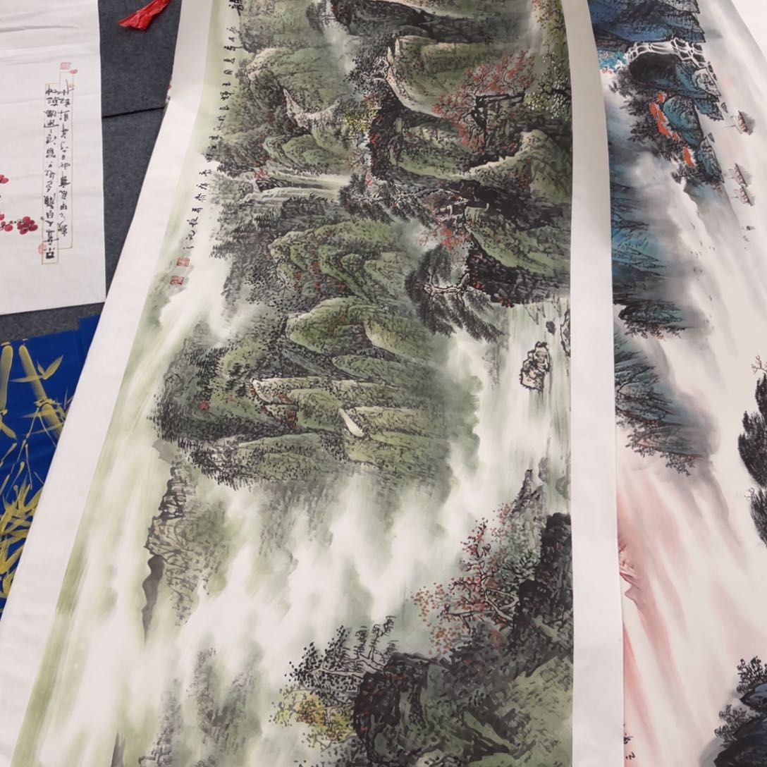 国画处理作品看好再拍哦