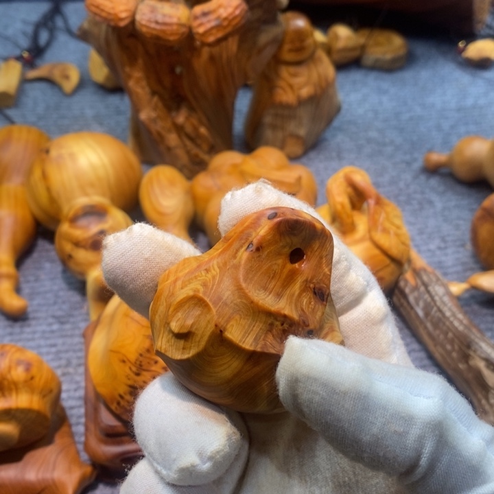 柏木（崖柏）哎***子太行崖柏手工制作