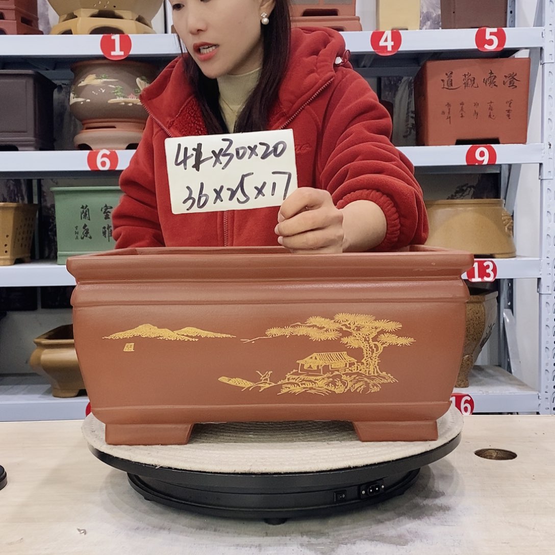 紫砂花盆紫砂花盆