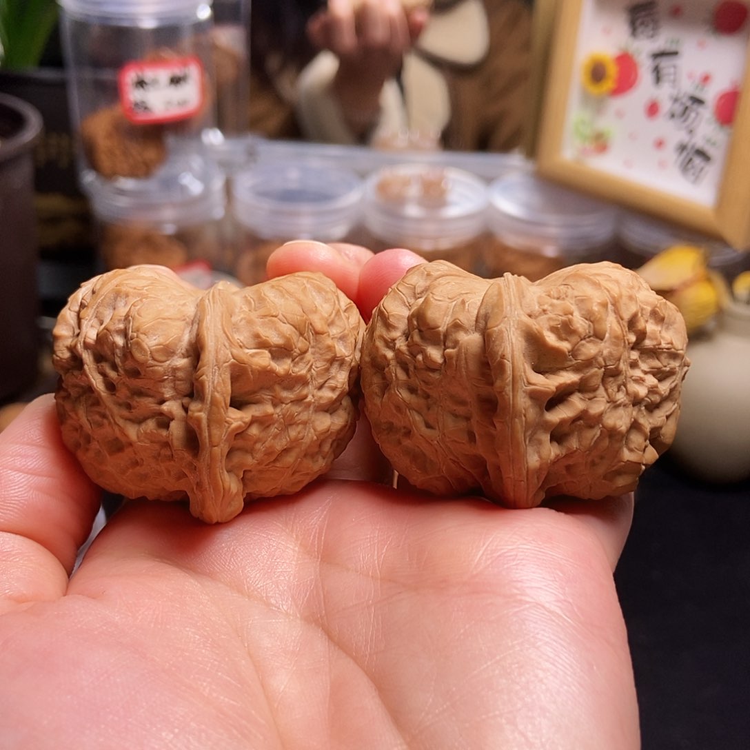 文玩核桃吊坠48全品凹底南瓜墩