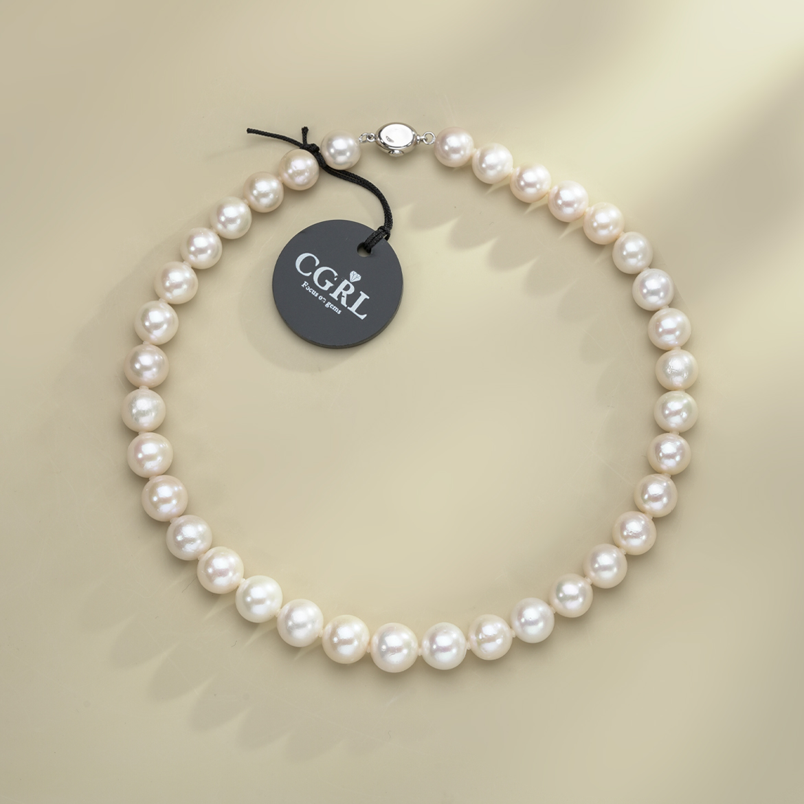 【Luna专属】S925银天然珍珠淡水白月光项链 11-13mm Z1002