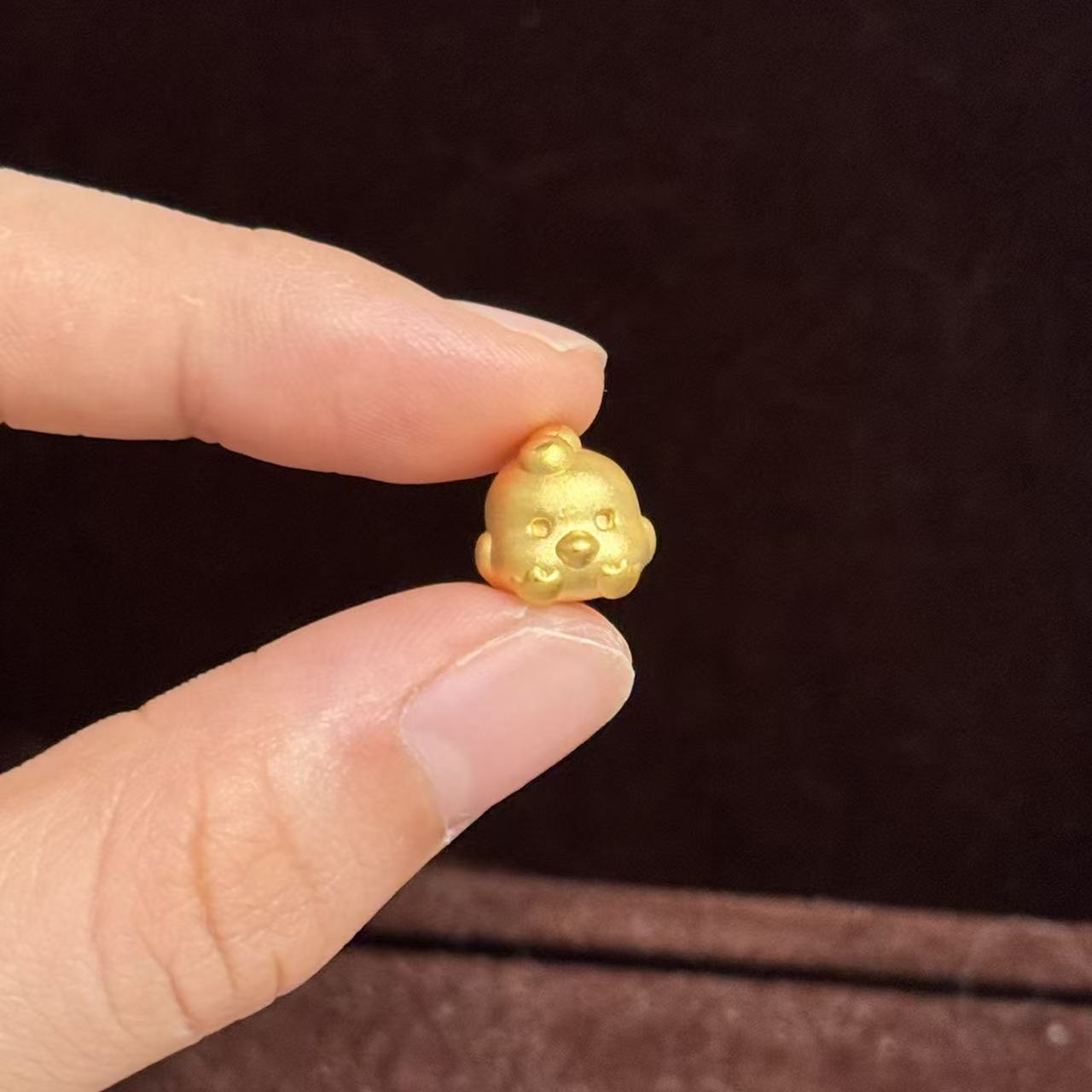贝贝黄金 足金999 萌萌鸡 萌萌生肖 素金 转运珠 103