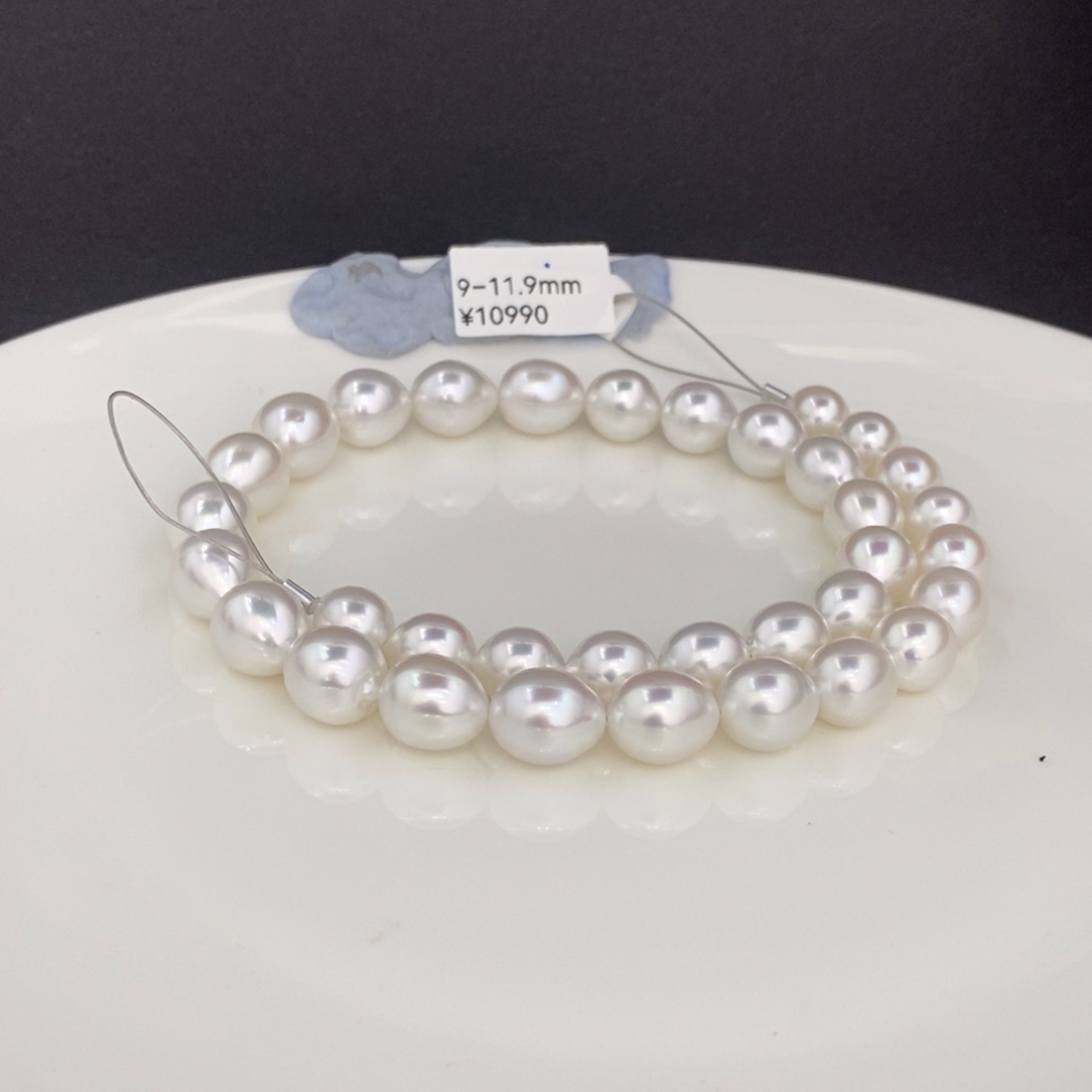 未镶嵌颈饰海水珍珠C****3澳白满串9-11.9洁
