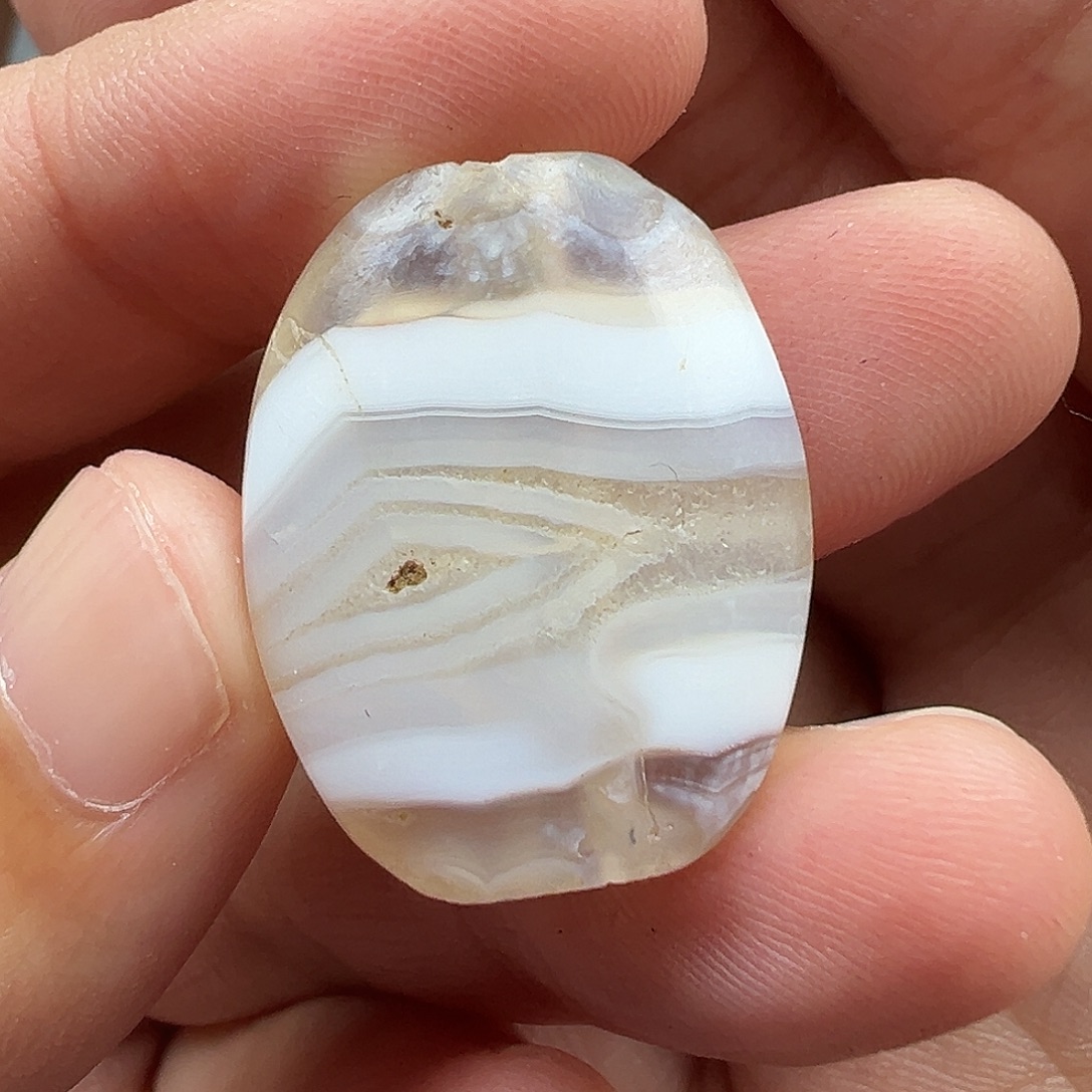 玛瑙/玉髓未镶嵌珠宝半成品f33 24×19