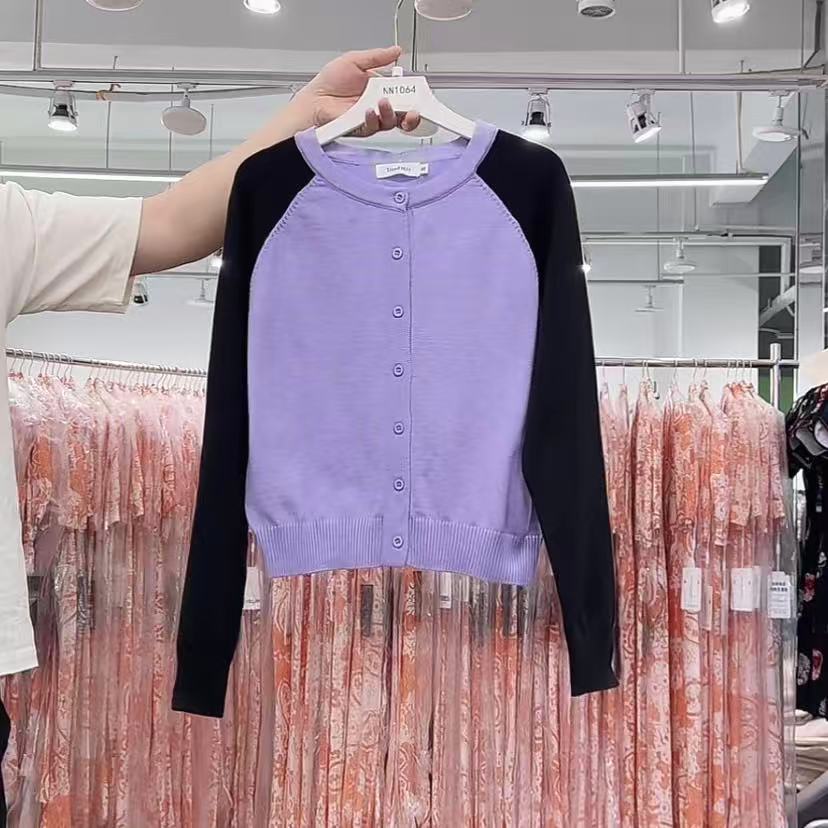 【意法-潮搭T•N】nn1064-时尚女装设计感针织开衫潮流百搭