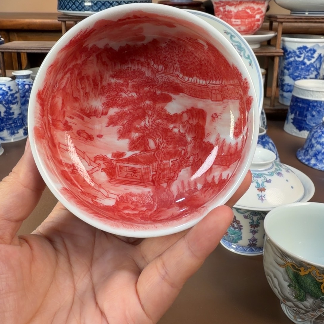 景德镇陶瓷手工手绘