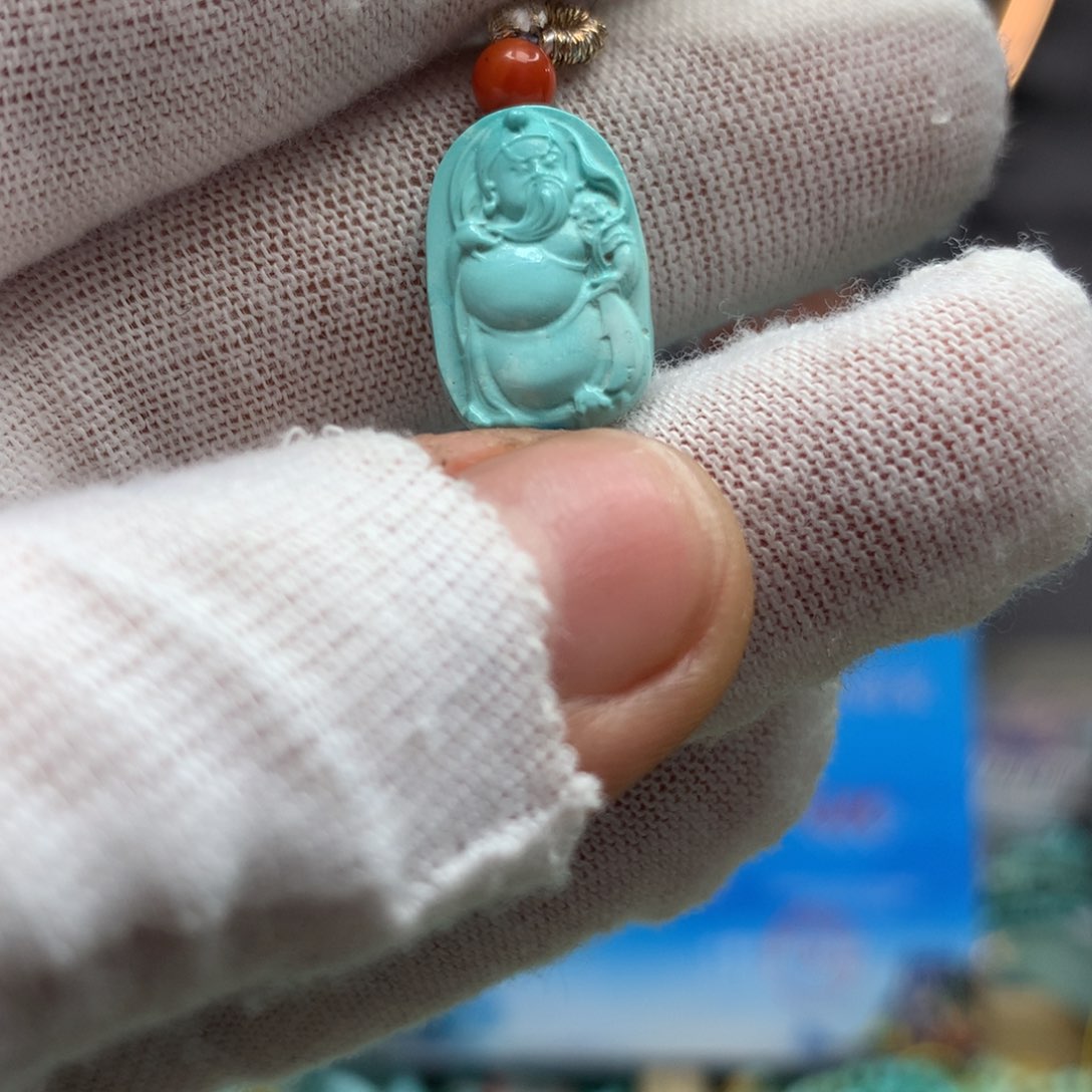 绿松石挂件未镶嵌