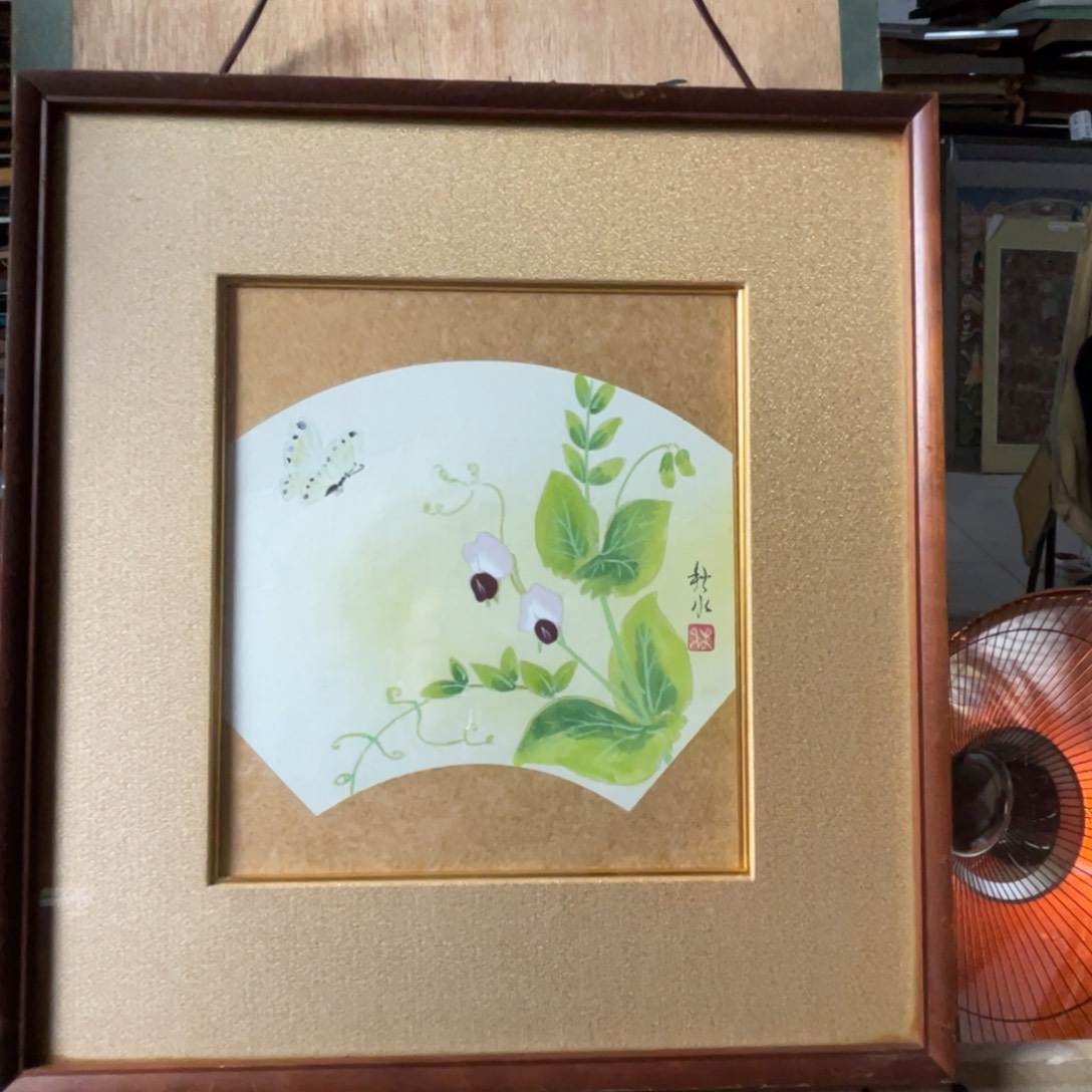 中古框画有些瑕疵看好下单不退不换