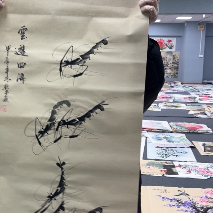 国画我的心好痛啊我的心真的好痛啊