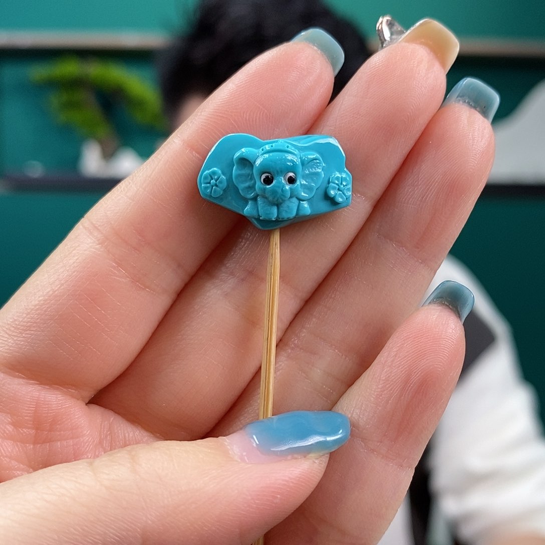 绿松石珠宝奇石未镶嵌