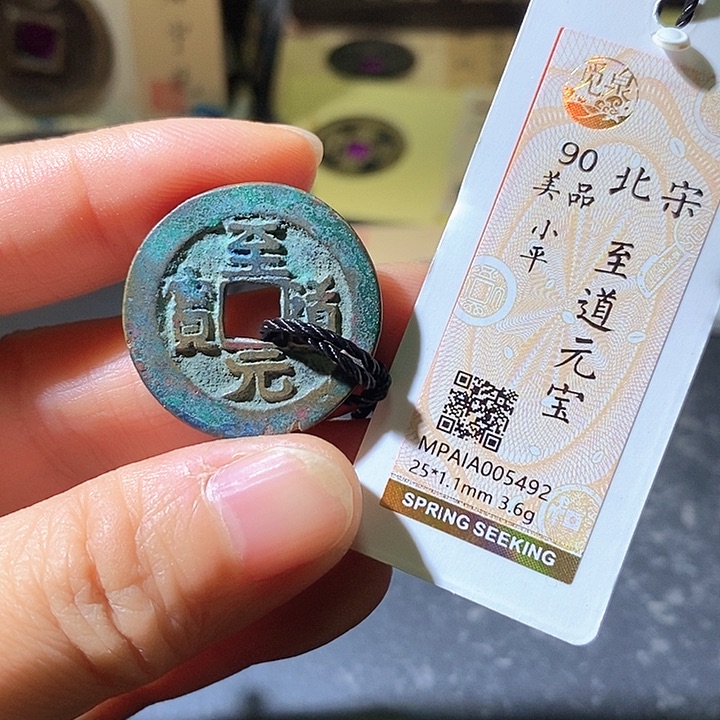 铜至道元宝。华夏天玺总店492