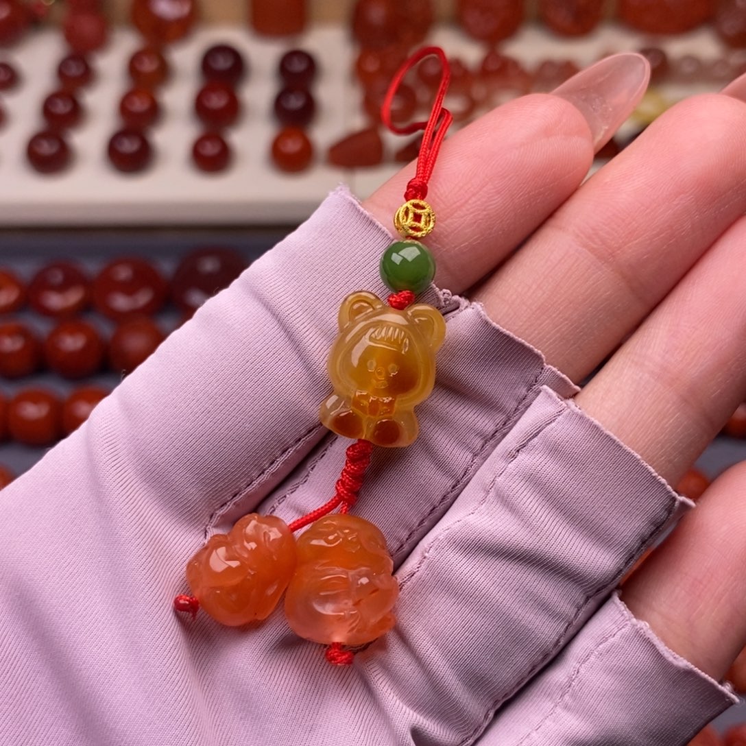 南红玛瑙未镶嵌配饰