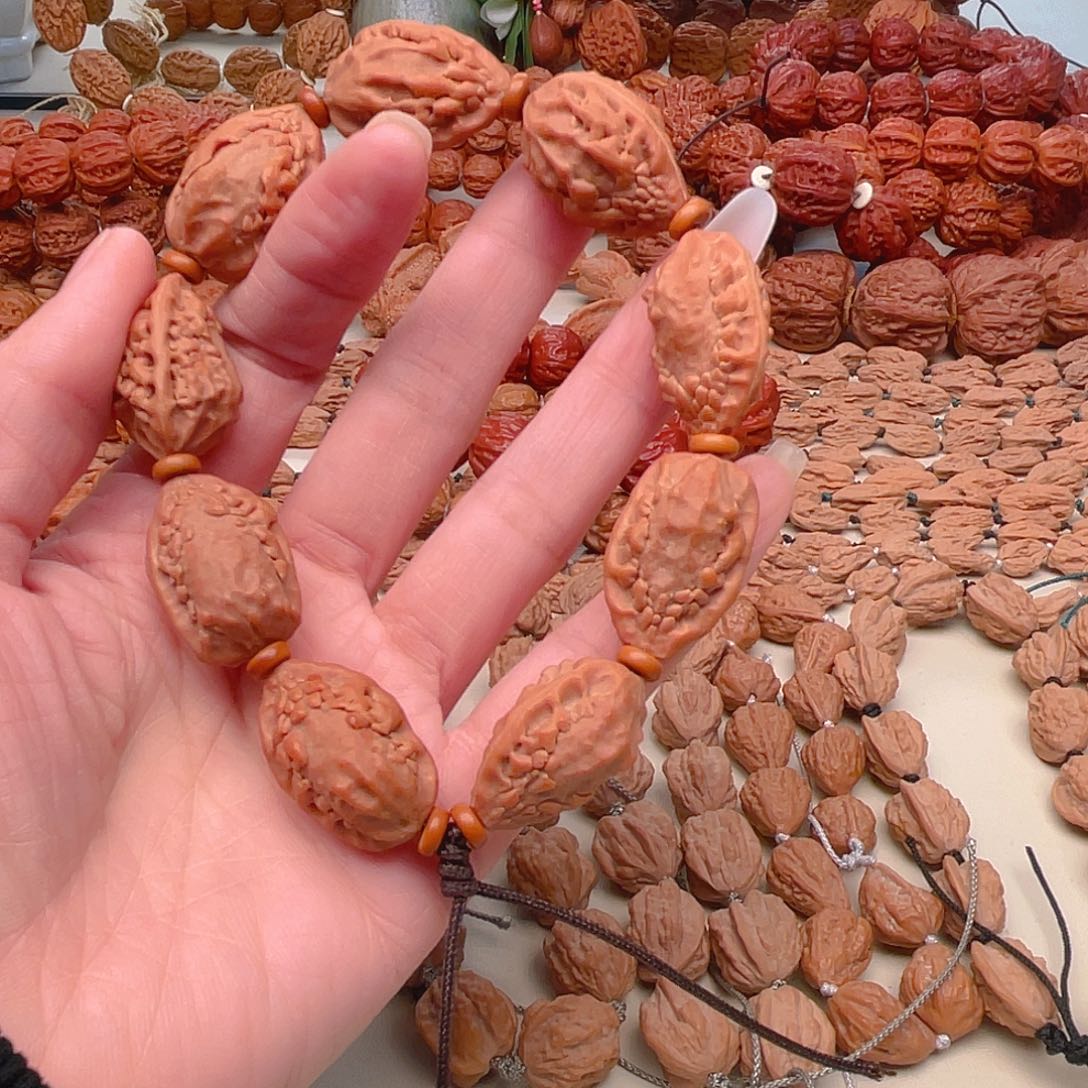 语***清文玩核桃吊坠麒麟