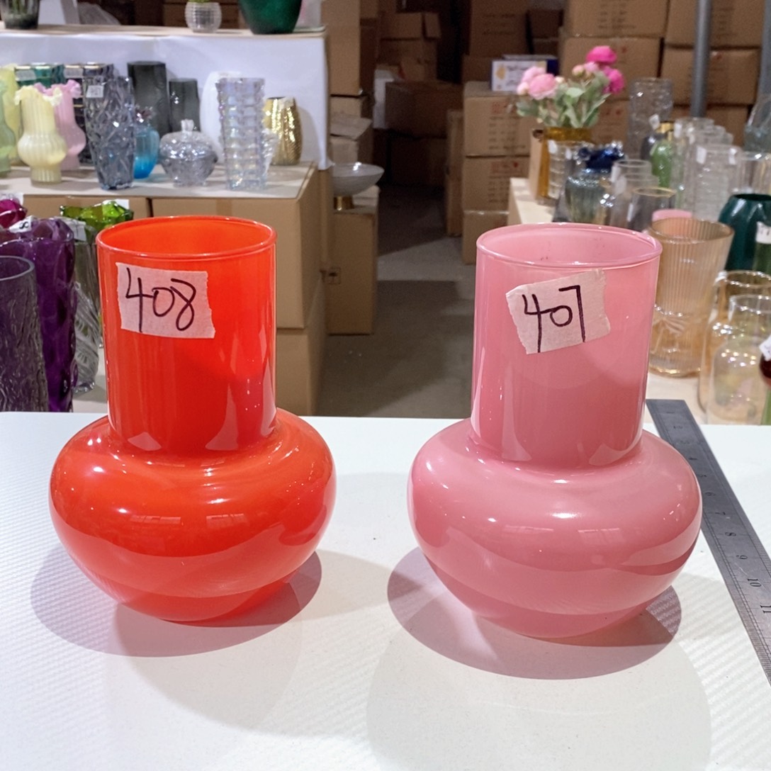 玻璃自选一个颜色备注高18口8玻璃花瓶嘎嘎好看