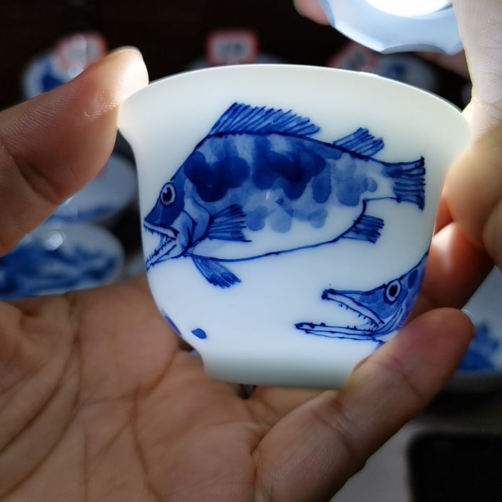 杯张学鸿老师青花