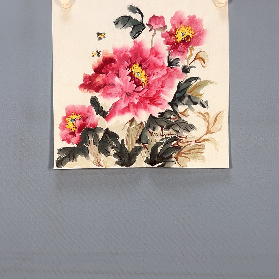 国画206 花鸟和蝴蝶都可以