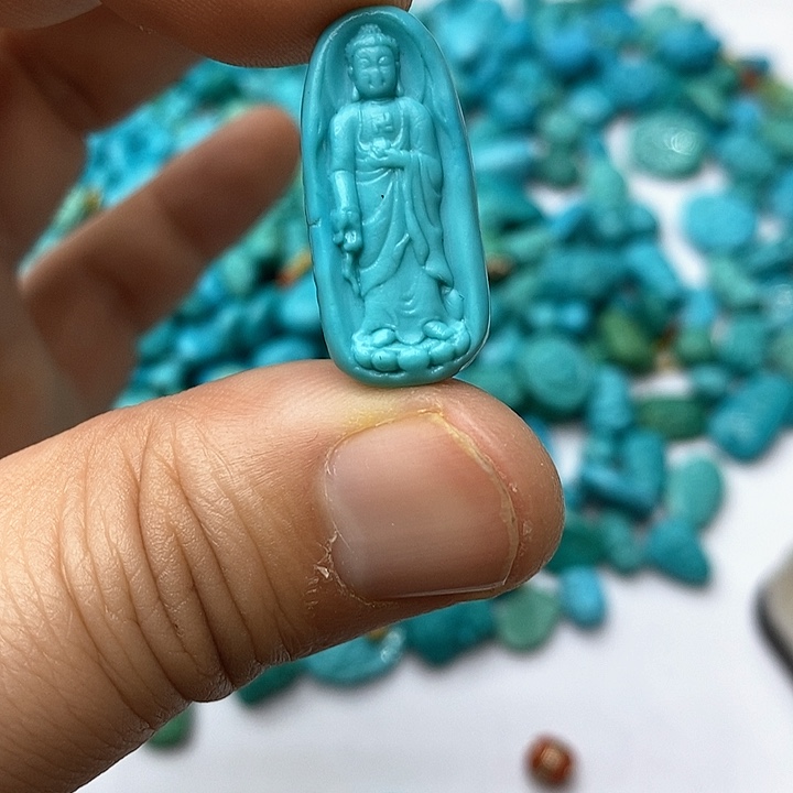 绿松石珠宝奇石未镶嵌