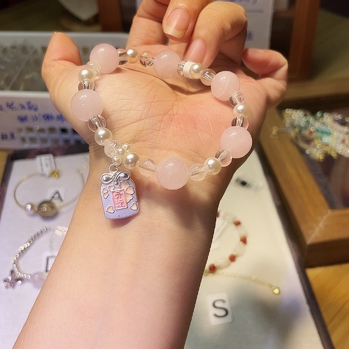 未镶嵌手链水晶好运小猫