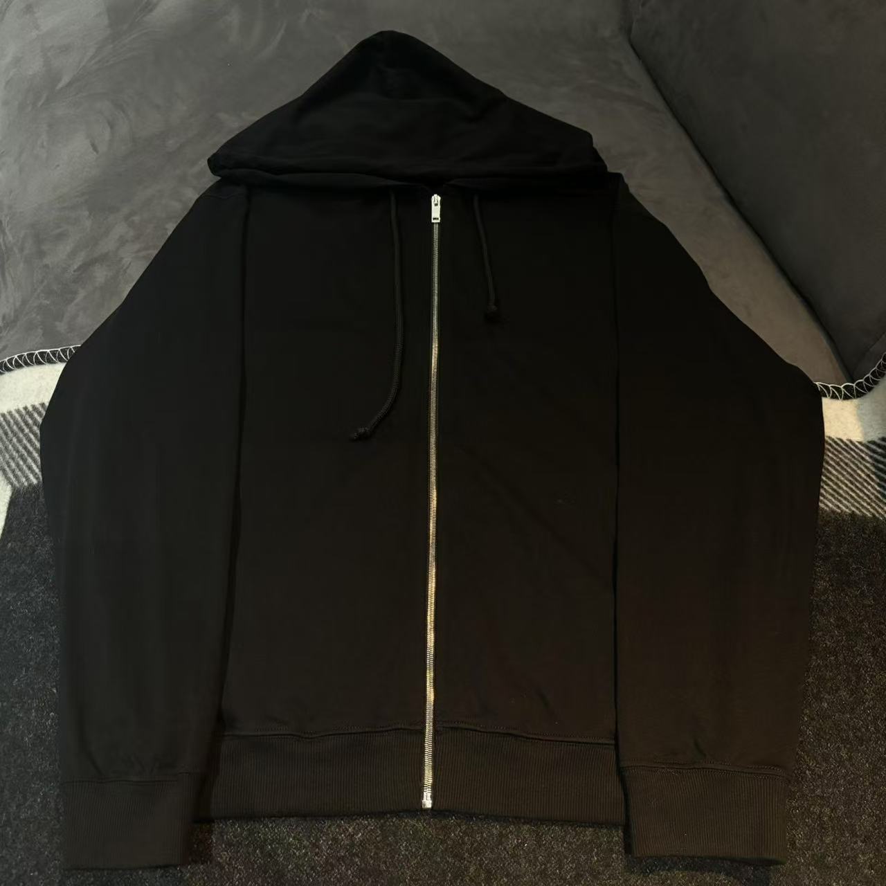 [JanunesLiu]夏季设计款极简风row系连帽拉链卫衣WY1946