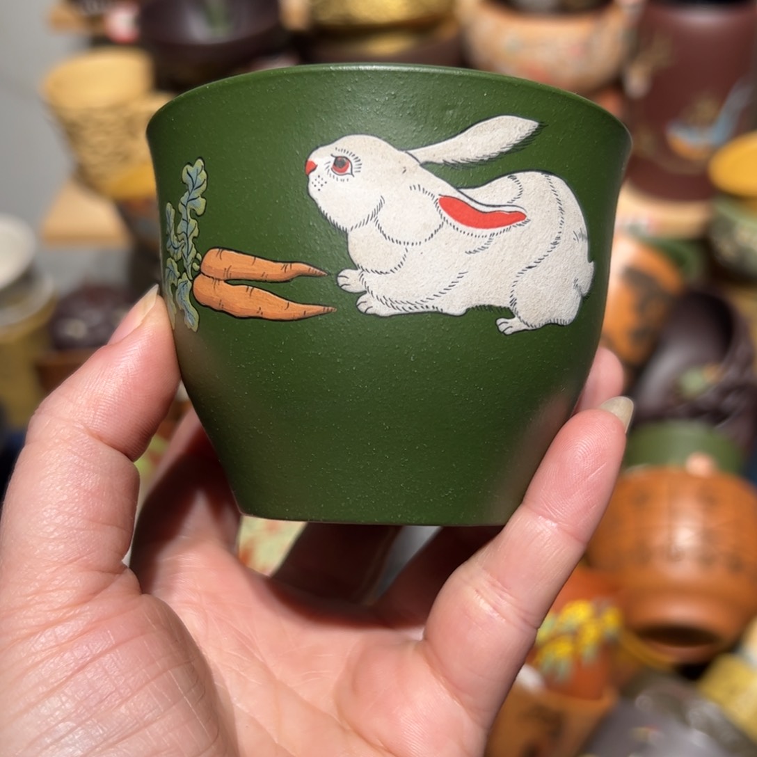 紫砂茶杯宜兴紫砂主人杯