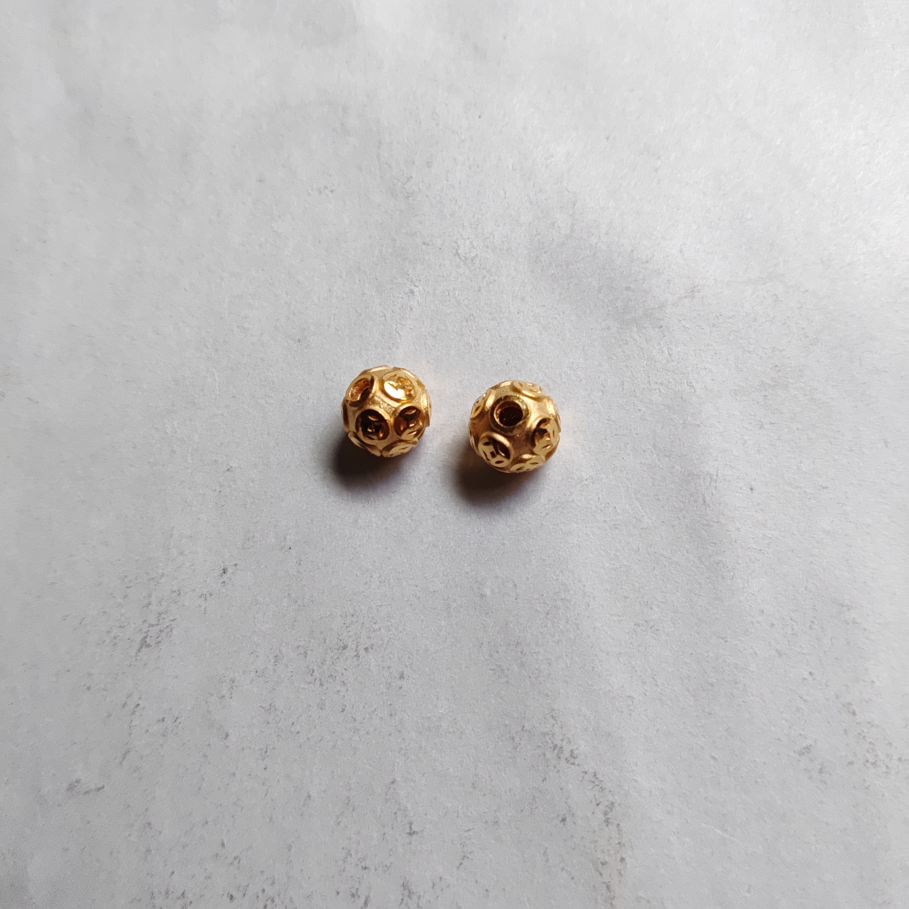 金元宝足金999貔貅珠子首饰