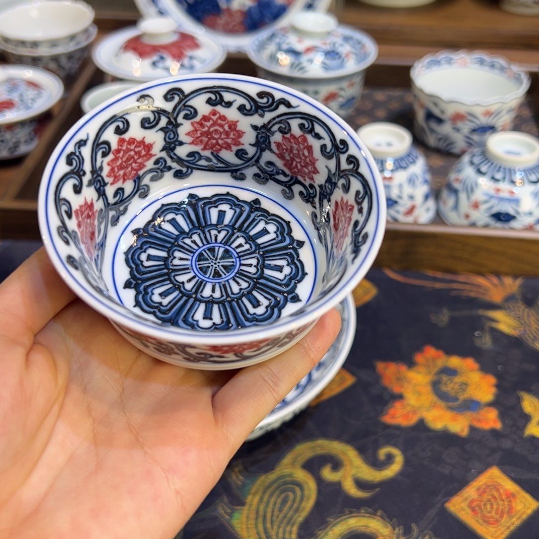 景德镇陶瓷茶器百宝箱陶瓷