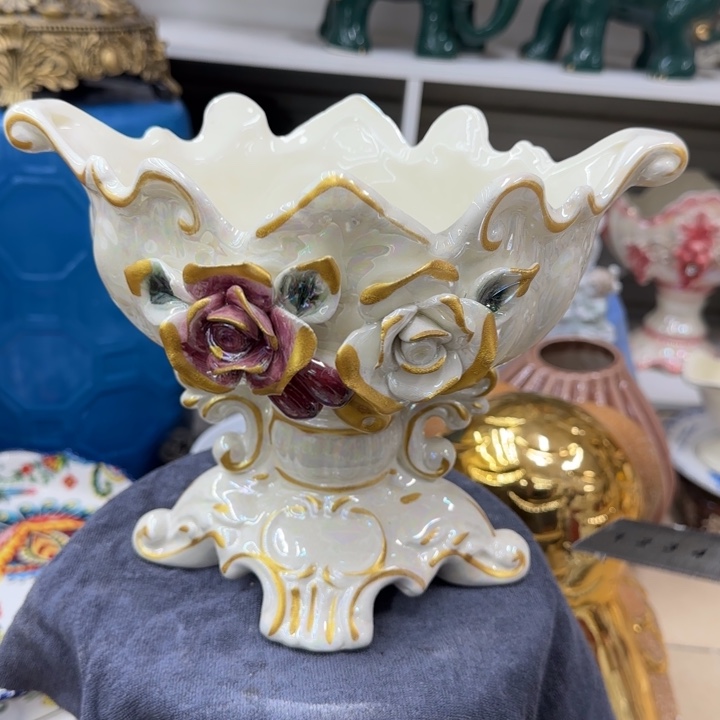 瓷片陶瓷工艺花瓶摆件