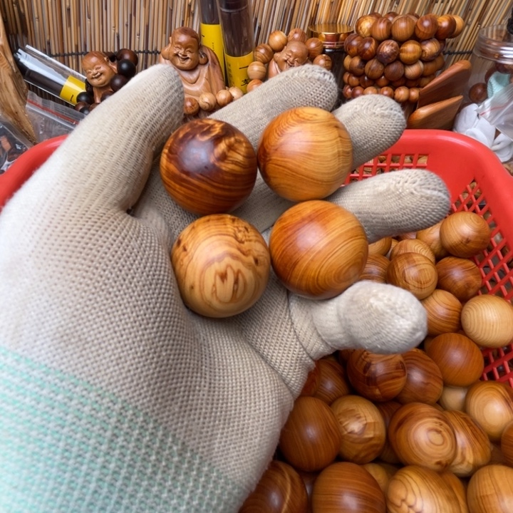 @***㊚手串/手链柏木（崖柏）两对3.0手球