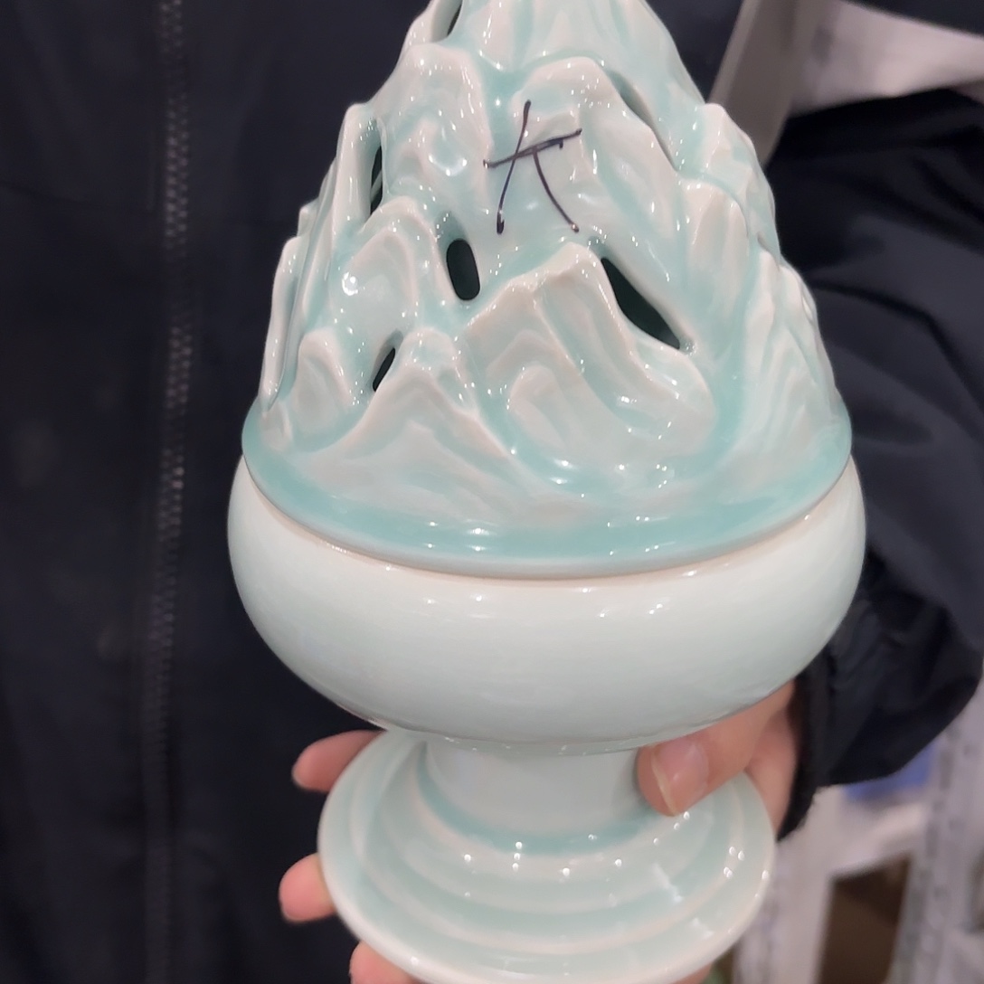 龙泉云间青瓷小米茶器