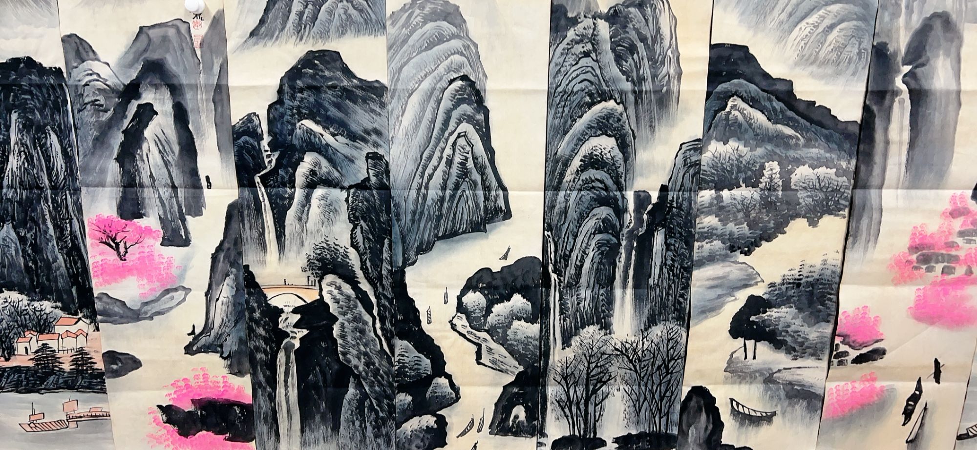 【马李】精品十二条屏装饰画通用链接