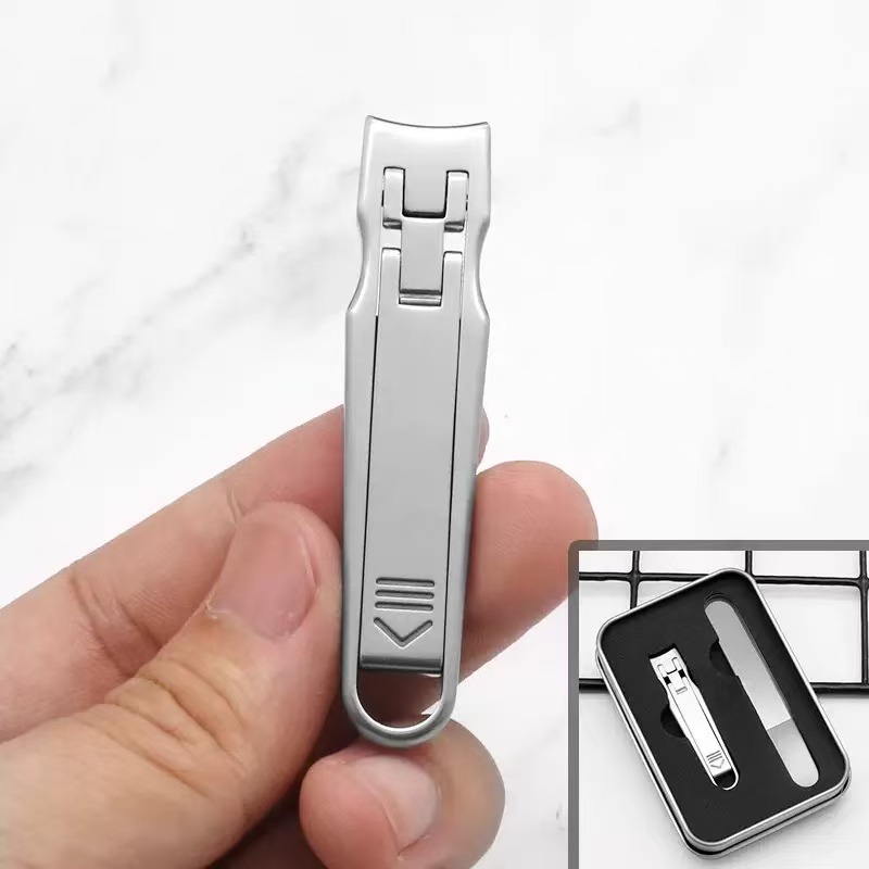 指甲刀钥匙扣德国指甲刀工艺指甲剪折叠薄款多用途不锈钢指甲钳
