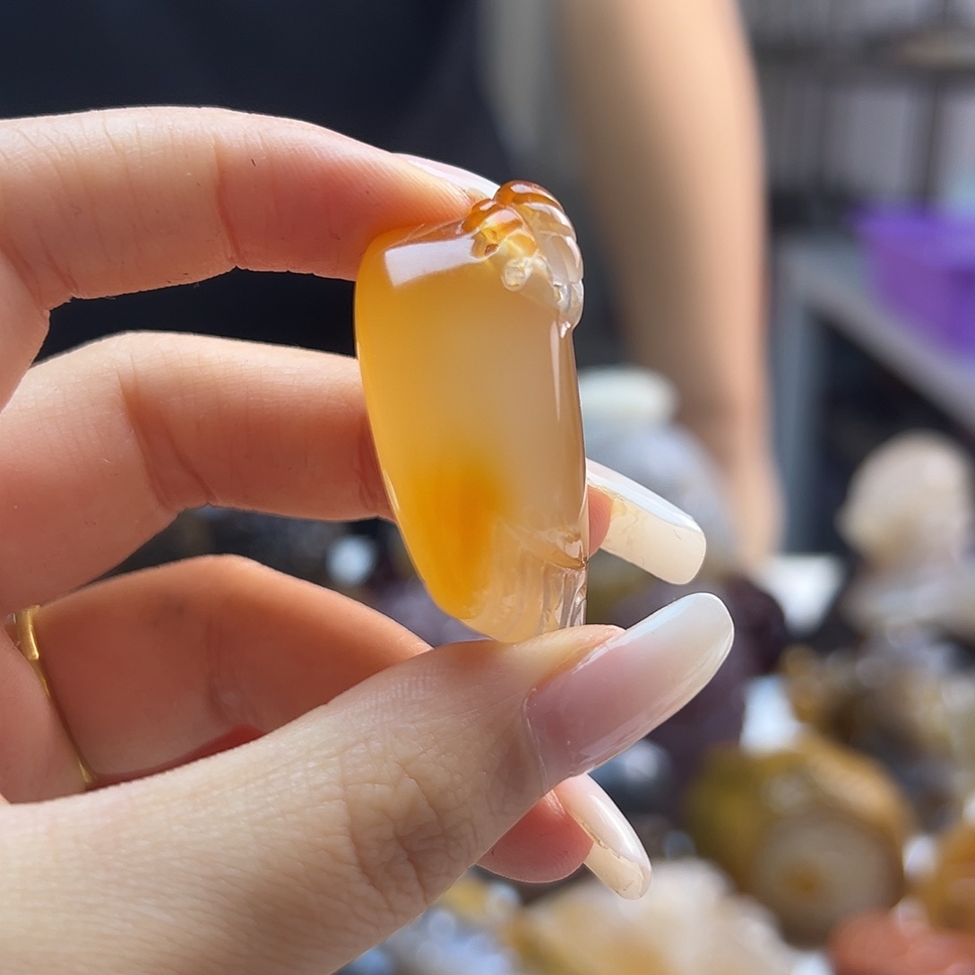 玛瑙/玉髓未镶嵌吊坠(不含链)