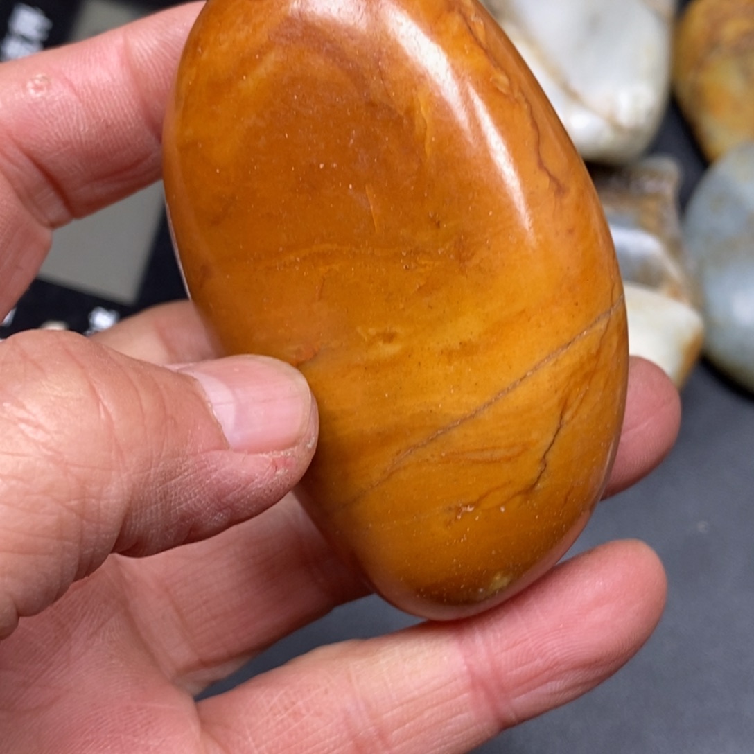 和田玉（糖玉）笔搁未镶嵌