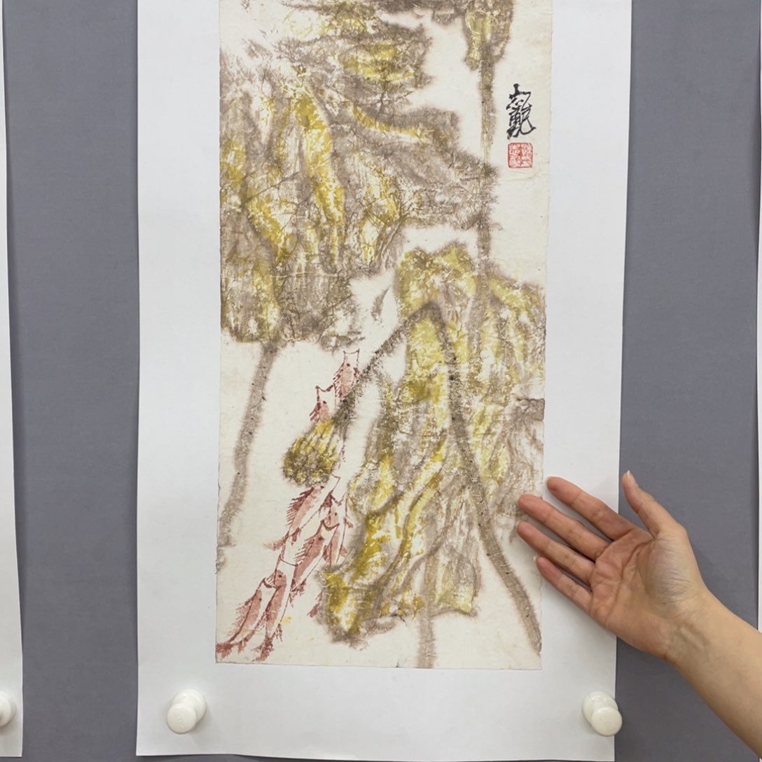 国画艺术家真人手绘