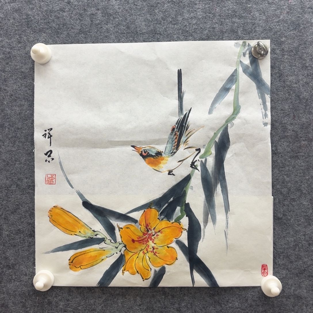 国画盛祥昆手绘精品图