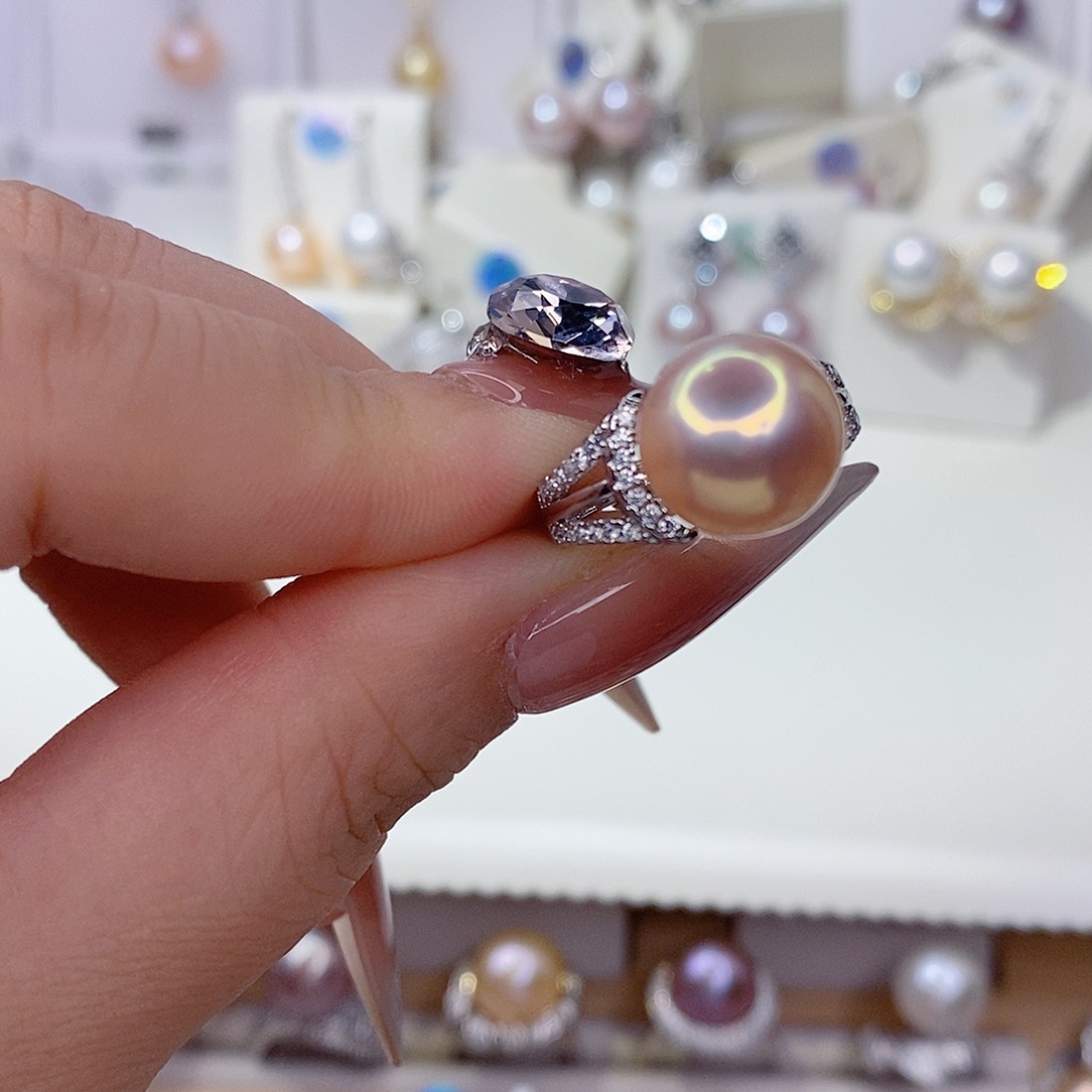 戒指未镶嵌淡水珍珠