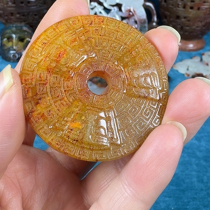 和田玉（糖玉）未镶嵌挂件