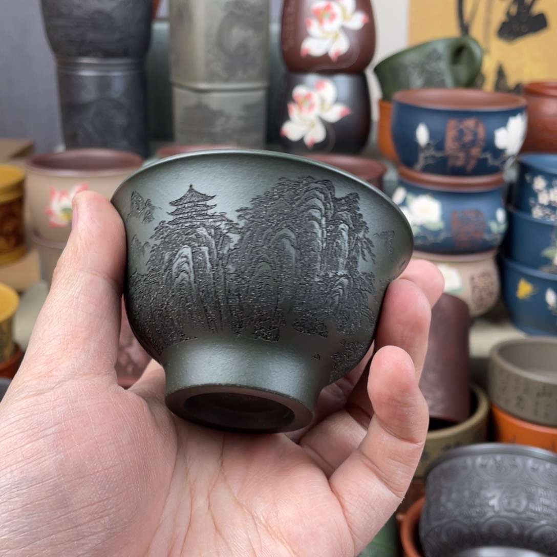 紫砂茶杯紫砂茶杯