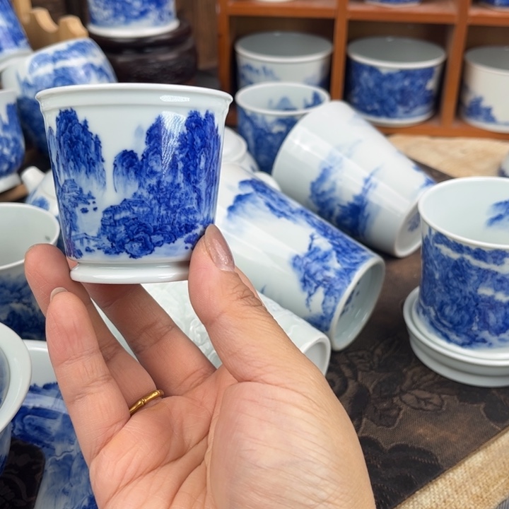 瓷片微瑕一笔一墨 叩玉山水