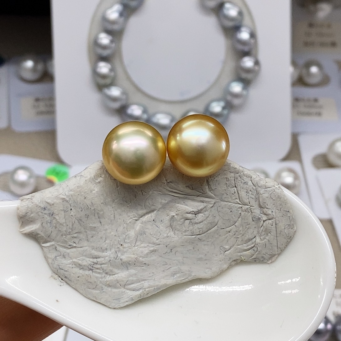 未镶嵌13➕对珠馒头特价不退换海水珍珠