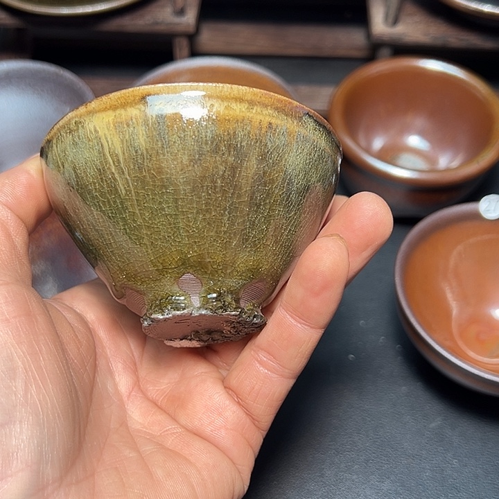 茶盏许*军建盏瑕疵…………