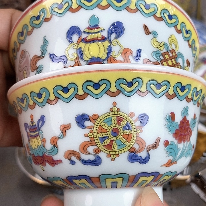 景德镇陶瓷藏式茶碗