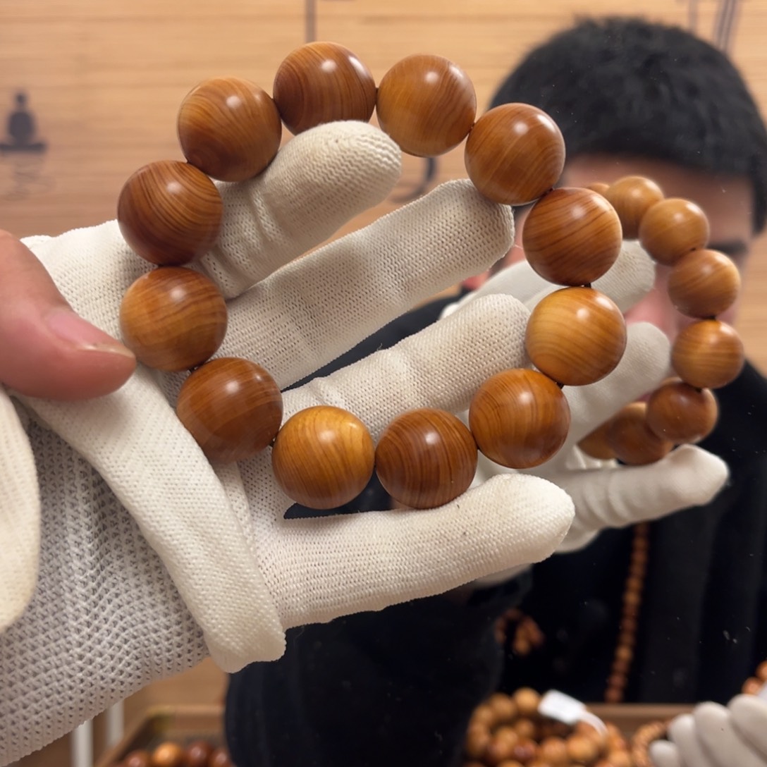 柏木（崖柏）手串/手链20红油顺纹板根料药香味