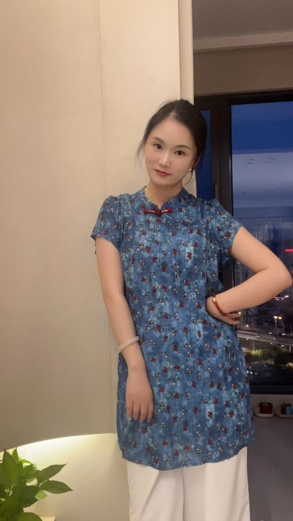 【小钱钱】2025新款新中式改良清冷禅意旗袍上衣国风宽松阔腿裤套装