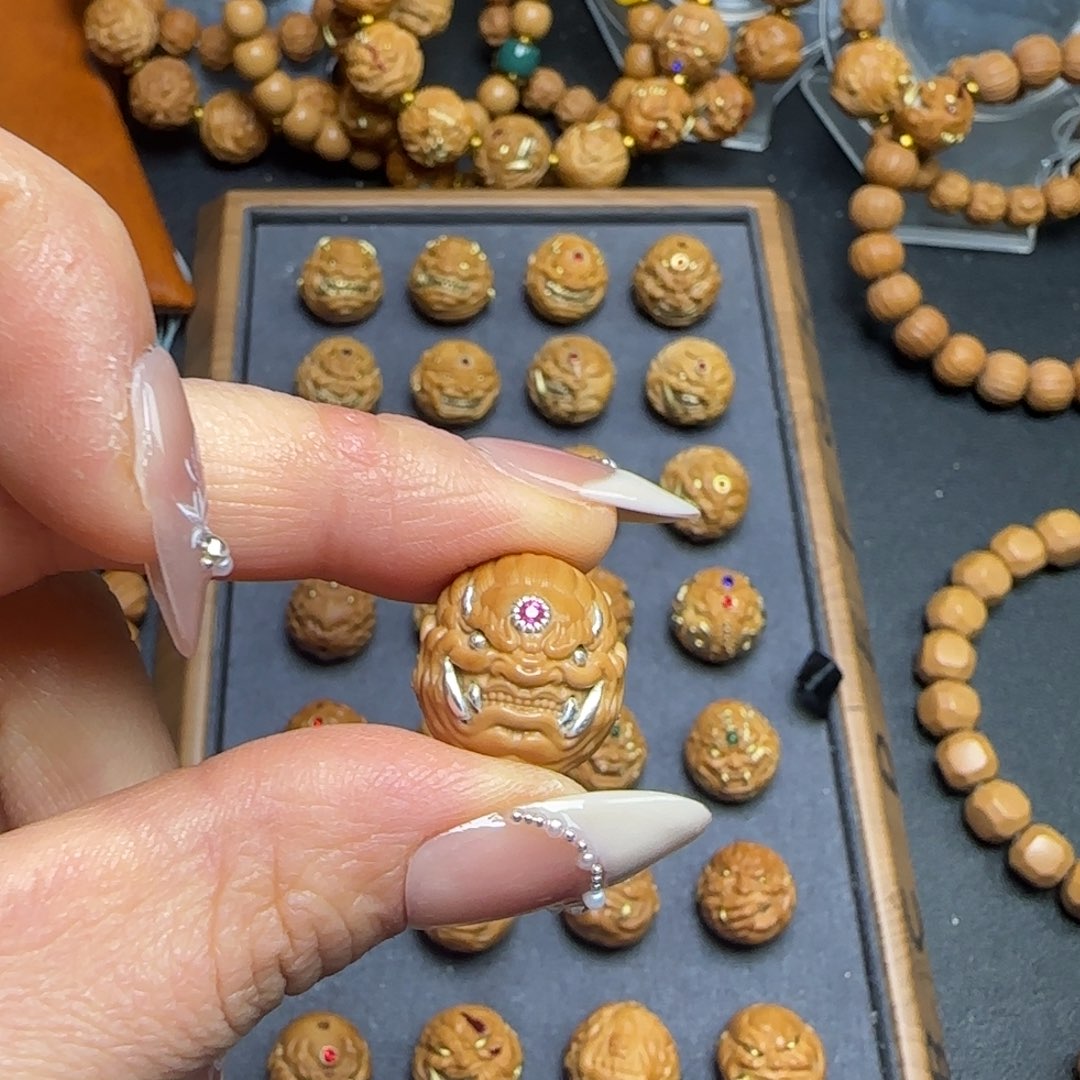 猴头999纯银单颗紫宝石