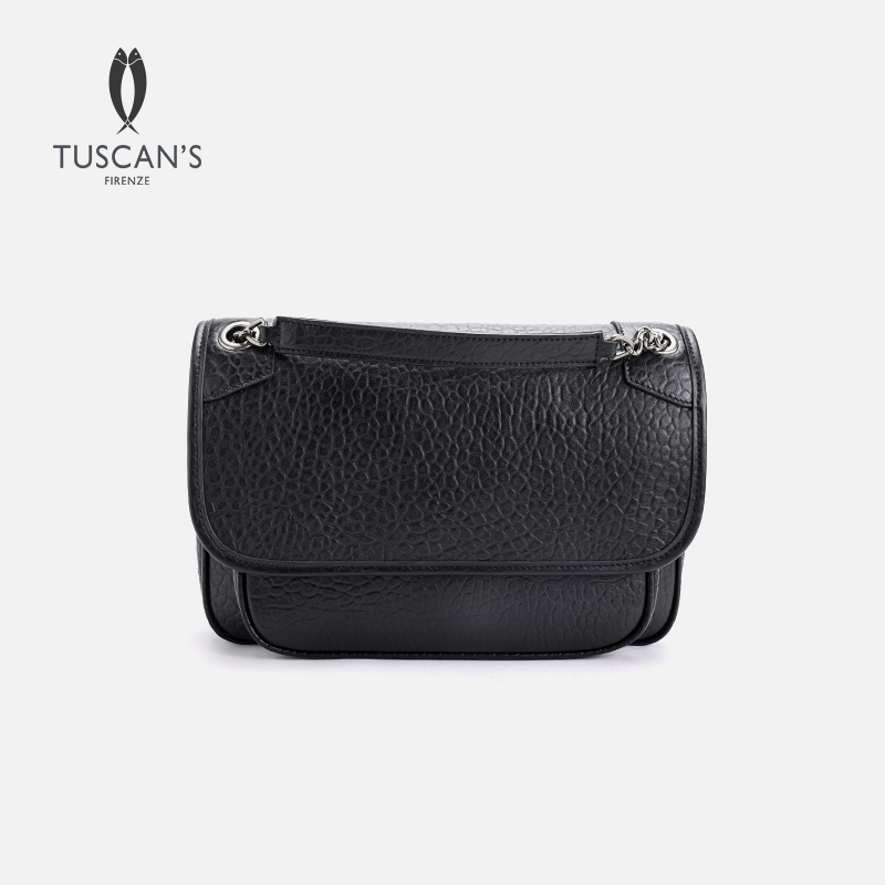 TUSCAN'S真皮轻奢百搭高级女士单肩包压纹经典斜挎包时代集团