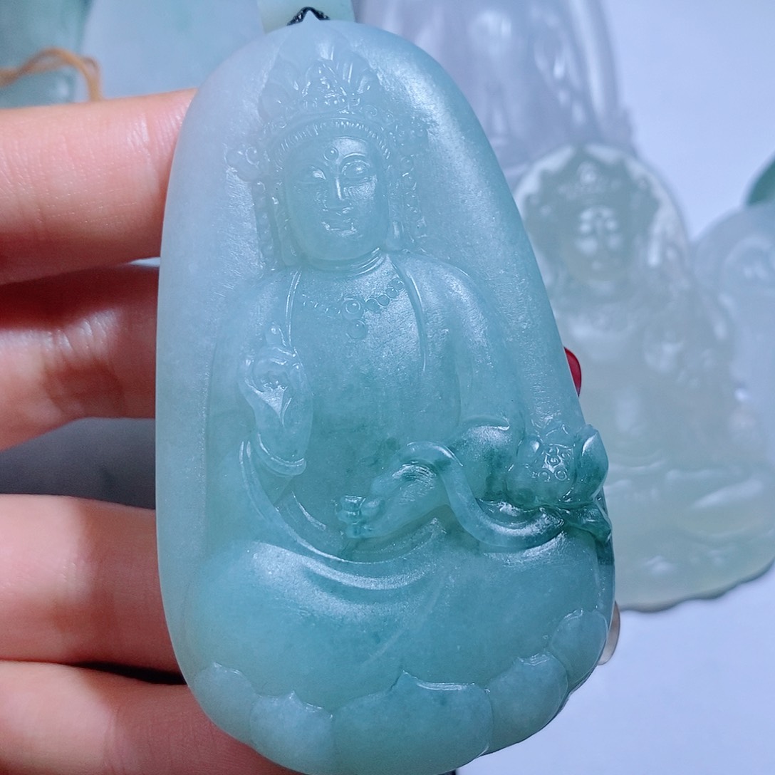 定制翡翠未镶嵌毛货不支持退货下单需确认抛光