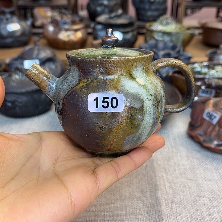 裸柴烧陶瓷手工茶器