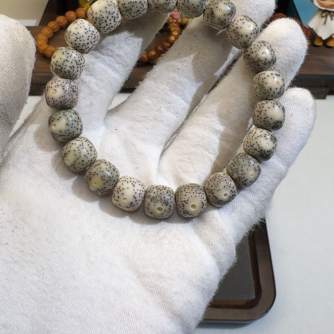 手串星月菩提双留白原生态星月老型单圈5号