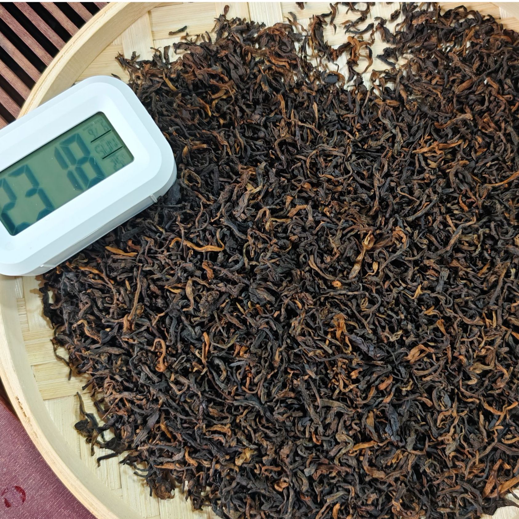 2015年 倚邦小叶种 古树春茶  熟茶散料 9月6日【099号】
